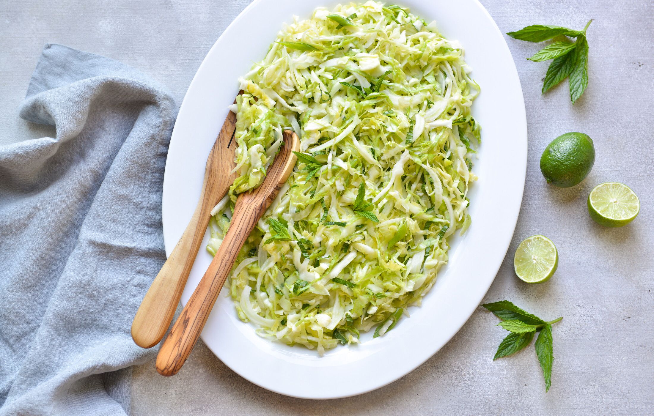 Cabbage and Fennel Slaw with Mint and Lime Nourishing Meals®